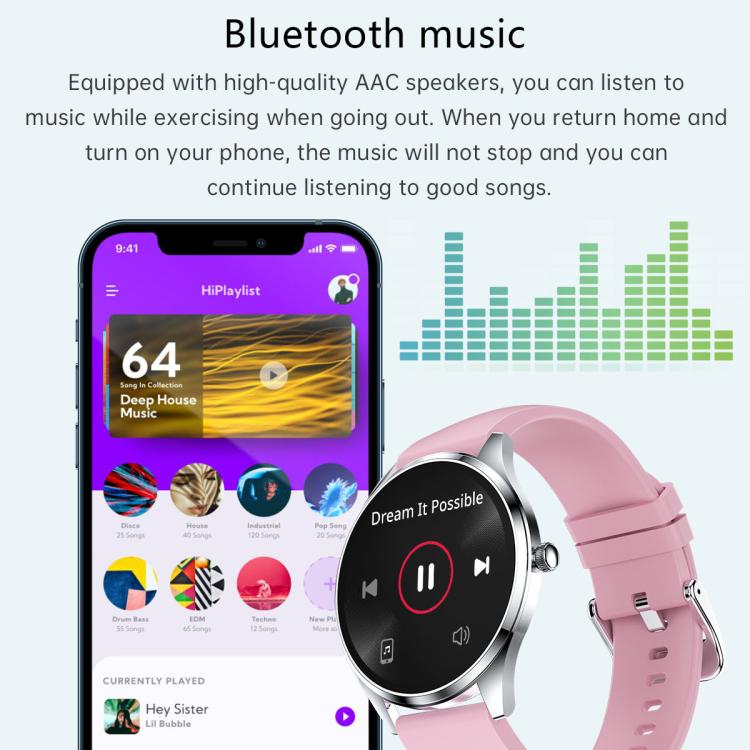 H77 1.43 inch AMOLED Screen Health & Fitness Smart Watch IP67 Waterproof Support BT Call(Silver) - Smart Watches by buy2fix | Online Shopping UK | buy2fix