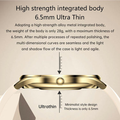 H77 1.43 inch AMOLED Screen Health & Fitness Smart Watch IP67 Waterproof Support BT Call(Gold) - Smart Watches by buy2fix | Online Shopping UK | buy2fix