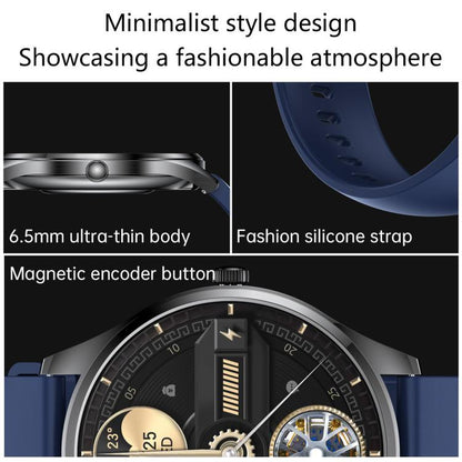 H77 1.43 inch AMOLED Screen Health & Fitness Smart Watch IP67 Waterproof Support BT Call(Gold) - Smart Watches by buy2fix | Online Shopping UK | buy2fix