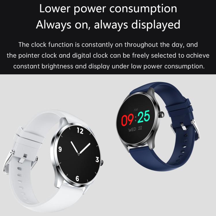 H77 1.43 inch AMOLED Screen Health & Fitness Smart Watch IP67 Waterproof Support BT Call(Blue) - Smart Watches by buy2fix | Online Shopping UK | buy2fix