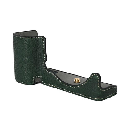 For Sony ZV-E10 Litchi Texture PU Leather Camera Half Case Base(Green) - Half Case by buy2fix | Online Shopping UK | buy2fix