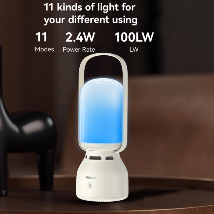 Yesido YSW26 Outdoor LED Light Wireless Bluetooth Speaker(Beige) - Desktop Speaker by Yesido | Online Shopping UK | buy2fix
