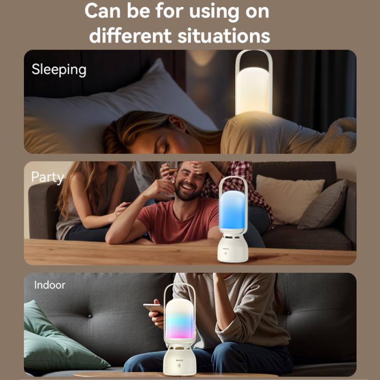 Yesido YSW26 Outdoor LED Light Wireless Bluetooth Speaker(Beige) - Desktop Speaker by Yesido | Online Shopping UK | buy2fix