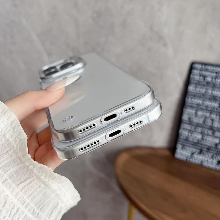 For iPhone 14 / 13 Ultra-thin Transparent Frameless Lens Holder Phone Case - iPhone 14 Cases by buy2fix | Online Shopping UK | buy2fix