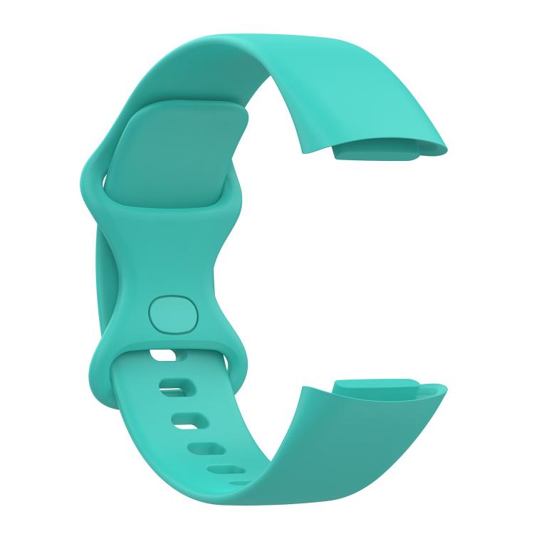 For Fitbit Charge 6 / 5 xDfind Silicone Watch Band, Size:S(Mint Green) - Watch Bands by xDfind | Online Shopping UK | buy2fix