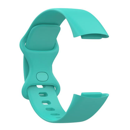 For Fitbit Charge 6 / 5 xDfind Silicone Watch Band, Size:S(Mint Green) - Watch Bands by xDfind | Online Shopping UK | buy2fix