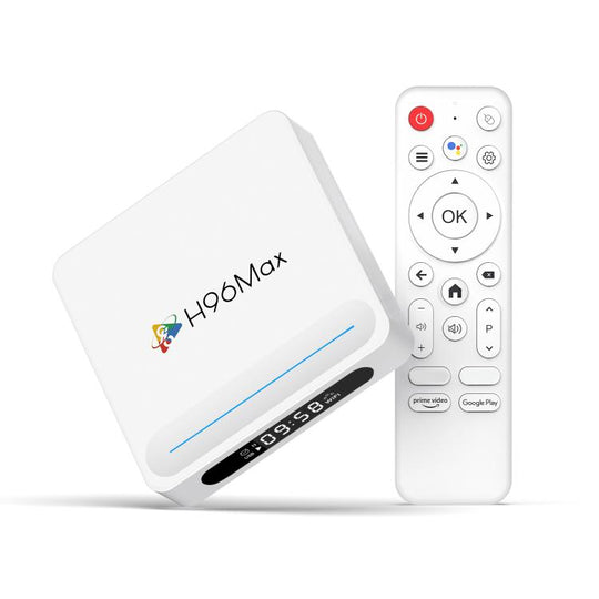 H96 Max H618 Plus Android 14.0 Smart TV Box, 2GB+16GB, Allwinner H618 Quad-core ARM Cortex-A53(UK Plug)