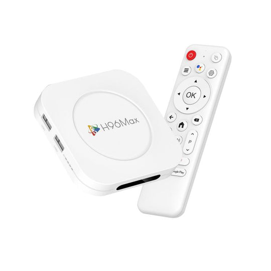 H96 Max M1 Plus Android 14.0 Smart TV Box, 4GB+128GB, RK3528 Quad-core ARM Cortex-A53(US Plug)