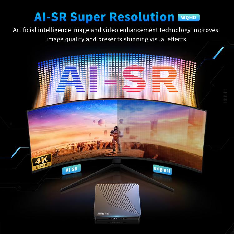 X88 Pro X5M Android 14.0 Smart TV Box, 4GB+64GB, S905X5M 2.0GHz 64-bit Quad-core Cortex-A55(AU Plug) - Amlogic S905 by buy2fix | Online Shopping UK | buy2fix