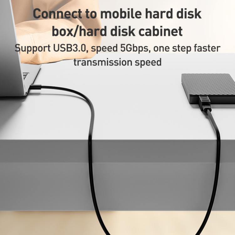 USB-B 3.0 Printer / Mobile Hard Drive / Computer Adapter, Model:USB-B Male to Type-C Male - Power Adapter by buy2fix | Online Shopping UK | buy2fix