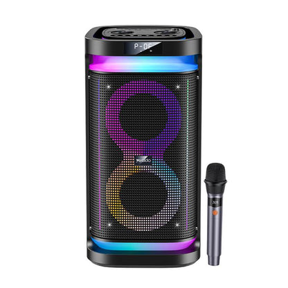 Yesido YSW29 Outdoor Ambient Light Digital Bluetooth Speaker with Microphone(Black) - Desktop Speaker by Yesido | Online Shopping UK | buy2fix