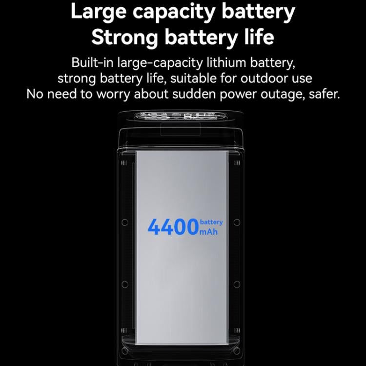 Yesido YSW29 Outdoor Ambient Light Digital Bluetooth Speaker with Microphone(Black) - Desktop Speaker by Yesido | Online Shopping UK | buy2fix