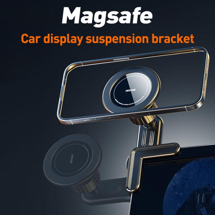 WK WA-S61 Car Display Screen MagSafe Floating Phone Holder(Black) - Universal Car Holders by WK | Online Shopping UK | buy2fix