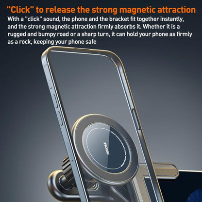 WK WA-S61 Car Display Screen MagSafe Floating Phone Holder(Black) - Universal Car Holders by WK | Online Shopping UK | buy2fix