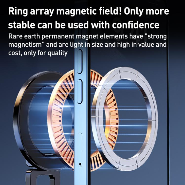 Car MagSafe Magnetic Vacuum Suction Cup Phone Holder(Black) - Universal Car Holders by buy2fix | Online Shopping UK | buy2fix