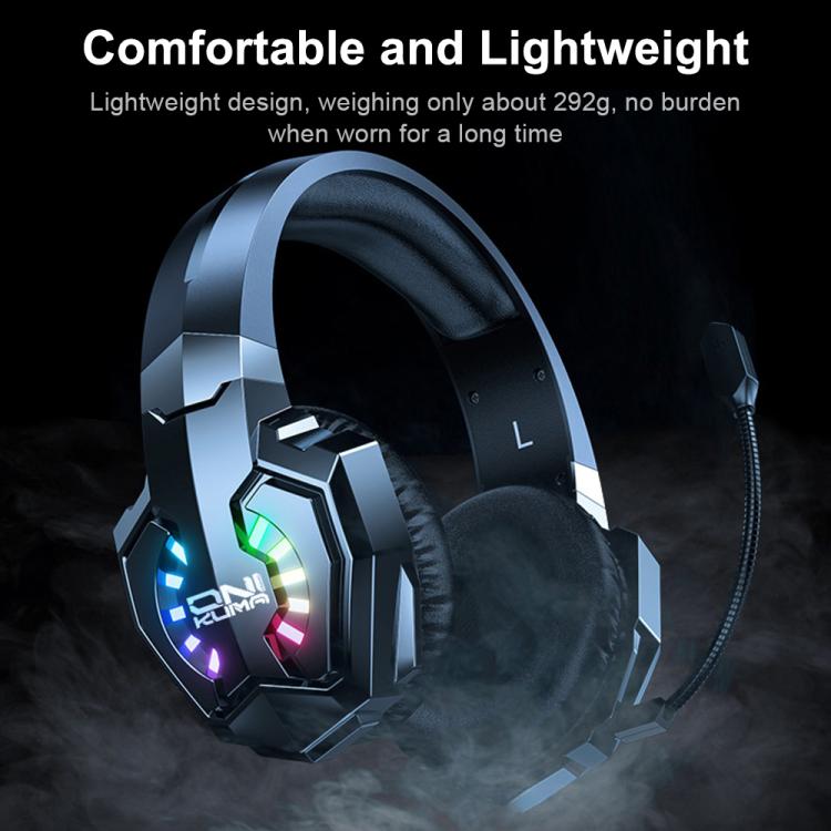 ONIKUMA B15 Tri-mode Bluetooth, 2.4G, Wired E-sports Game Headset(Black) - Multimedia Headset by ONIKUMA | Online Shopping UK | buy2fix