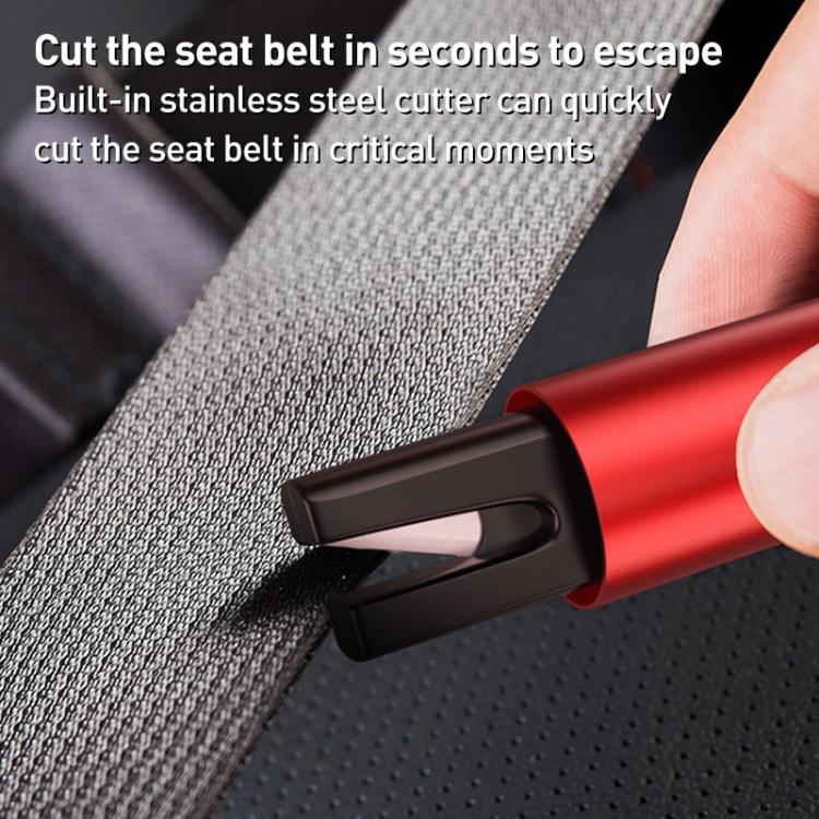 Car Breakster Escape Emergency Safety Hammer Seat Belt Cutter(Black) - Emergency Hammer by buy2fix | Online Shopping UK | buy2fix