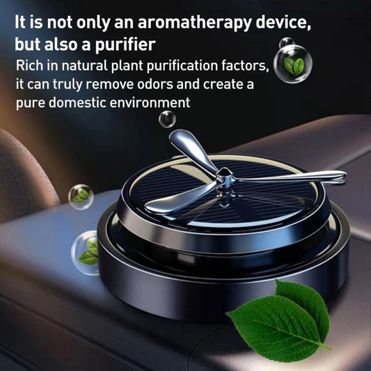 Car Solar Rotating Aromatherapy Base(Red) - Air Freshener by buy2fix | Online Shopping UK | buy2fix