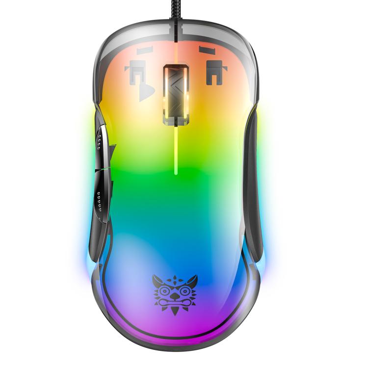 ONIKUMA CW925 12800DPI Colorful RGB E-Sports Gaming Wired Mouse(Black) - Wired Mice by ONIKUMA | Online Shopping UK | buy2fix