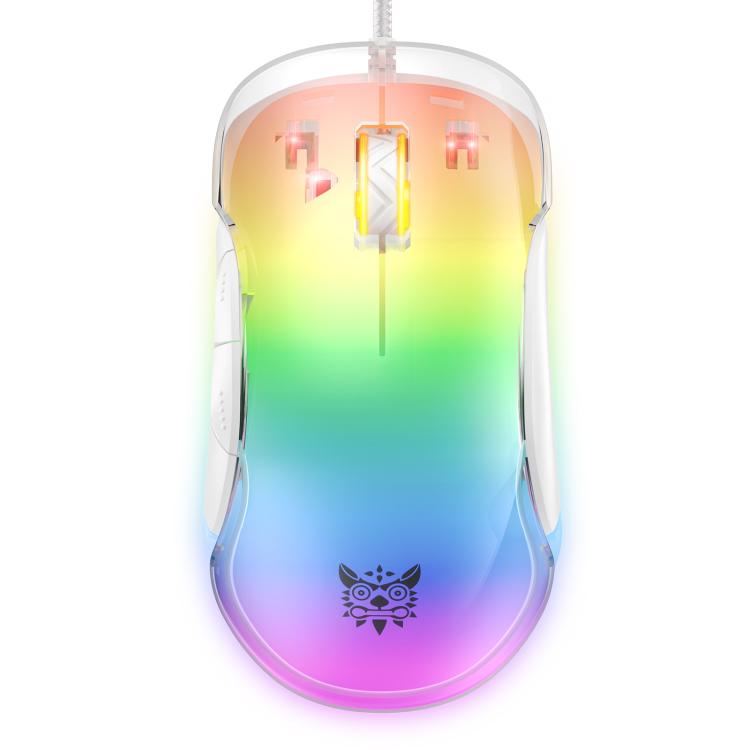 ONIKUMA CW925 12800DPI Colorful RGB E-Sports Gaming Wired Mouse(White) - Wired Mice by ONIKUMA | Online Shopping UK | buy2fix