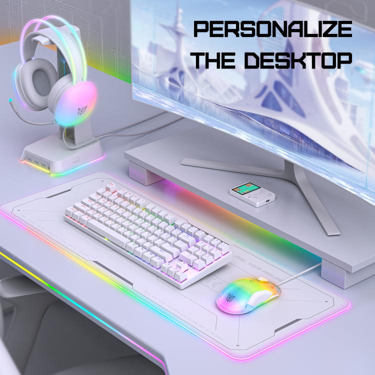 ONIKUMA CW925 12800DPI Colorful RGB E-Sports Gaming Wired Mouse(White) - Wired Mice by ONIKUMA | Online Shopping UK | buy2fix