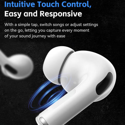 WK WS-26 Liton Series ANC+ENC Wireless Earbuds with Smart Color Screen(White) - TWS Earphone by WK | Online Shopping UK | buy2fix