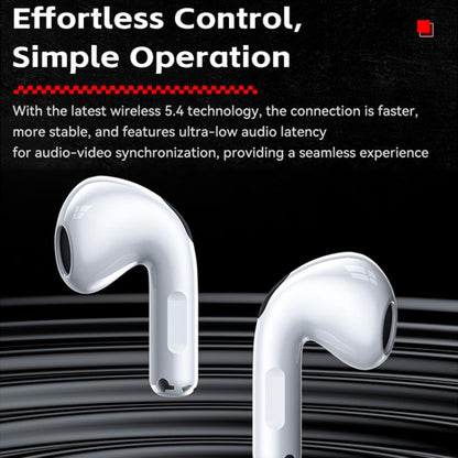 WK WS-27 Liton Series Wireless Earbuds with Smart Color Screen(White) - TWS Earphone by WK | Online Shopping UK | buy2fix