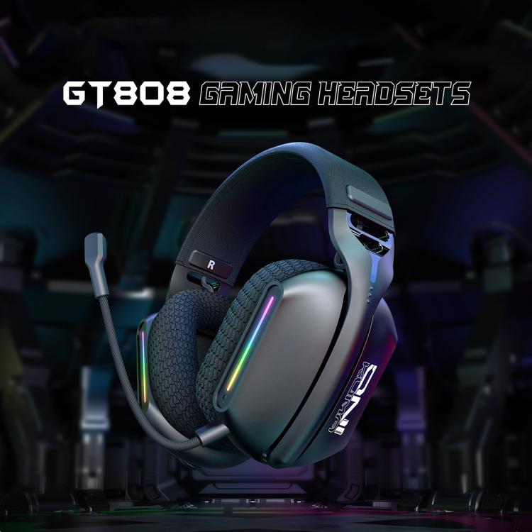 ONIKUMA GT808 Tri-mode Bluetooth 2.4G Wired E-sports Game Headset(Black) - Multimedia Headset by ONIKUMA | Online Shopping UK | buy2fix