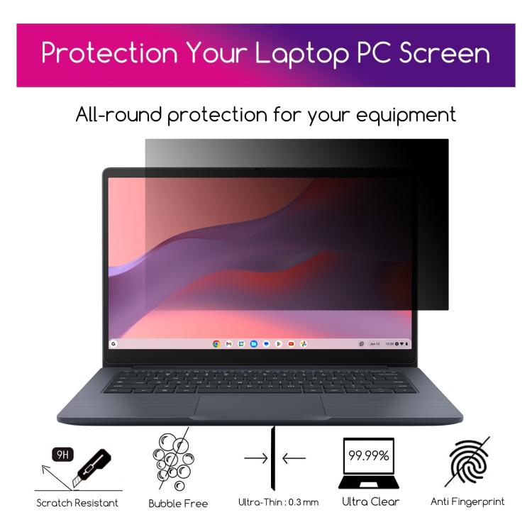 For ASUS Chromebook CX1405CKA 14 25pcs 9H Anti-peeping Explosion-proof Tempered Glass Film - Screen Protection Film by buy2fix | Online Shopping UK | buy2fix