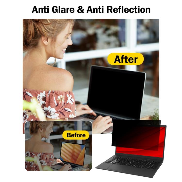 For Fujitsu FMV Lite WA1 15.6 9H Anti-peeping Explosion-proof Tempered Glass Film - Screen Protection Film by buy2fix | Online Shopping UK | buy2fix