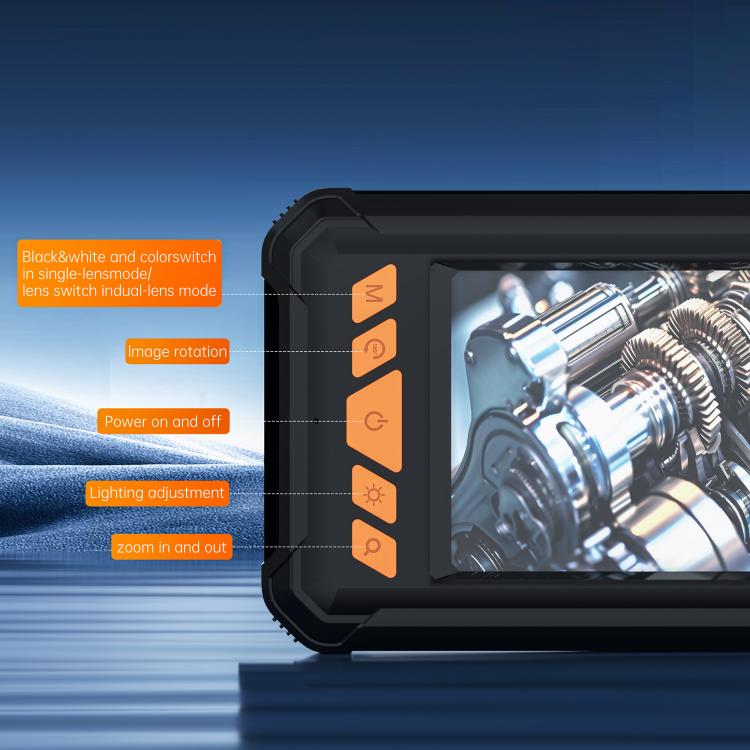 P380 8mm Lens Industrial Pipeline Endoscope with 4.3 inch HD Screen, Spec:10m Tube -  by buy2fix | Online Shopping UK | buy2fix