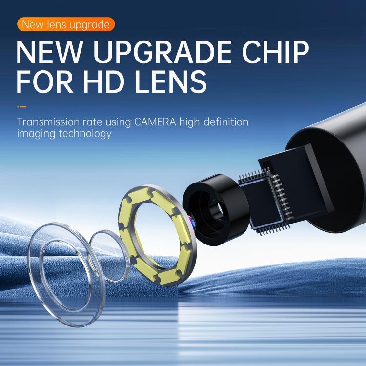 P380 8mm Lens Industrial Pipeline Endoscope with 4.3 inch HD Screen, Spec:10m Tube -  by buy2fix | Online Shopping UK | buy2fix