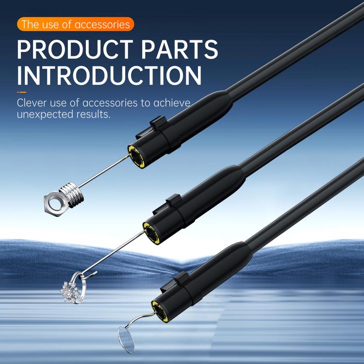 P380 8mm Lens Industrial Pipeline Endoscope with 4.3 inch HD Screen, Spec:10m Tube -  by buy2fix | Online Shopping UK | buy2fix