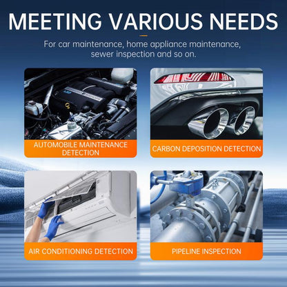 P380 8mm Lens Industrial Pipeline Endoscope with 4.3 inch HD Screen, Spec:10m Tube -  by buy2fix | Online Shopping UK | buy2fix