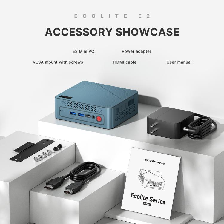 GXMO GN7 Windows 11 Mini PC, 16GB+512GB, AMD Ryzen 5 3550H 4-Core Processor(AU Plug) - Windows Mini PCs by GXMO | Online Shopping UK | buy2fix