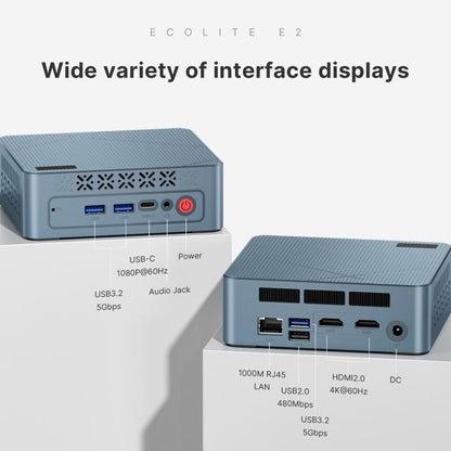 GXMO GN7 Windows 11 Mini PC, 16GB+512GB, AMD Ryzen 5 3550H 4-Core Processor(AU Plug) - Windows Mini PCs by GXMO | Online Shopping UK | buy2fix