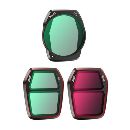 For DJI Air 3S BRDRC Camera Lens Filter, Filter:3 in 1 CPL UV ND16 - Lens Filter by BRDRC | Online Shopping UK | buy2fix