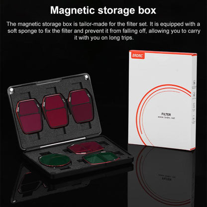 For DJI Air 3S BRDRC Camera Lens Filter, Filter:4 in 1 CPL ND16-64 - Lens Filter by BRDRC | Online Shopping UK | buy2fix