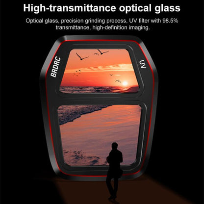 For DJI Air 3S BRDRC Camera Lens Filter, Filter:6 in 1 ND8-64 UV CPL - Lens Filter by BRDRC | Online Shopping UK | buy2fix