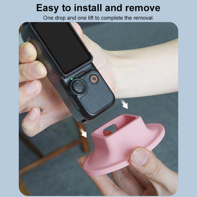 For DJI OSMO Pocket 3 BRDRC Silicone Desktop Base Bracket(Red) - Mount & Holder by BRDRC | Online Shopping UK | buy2fix