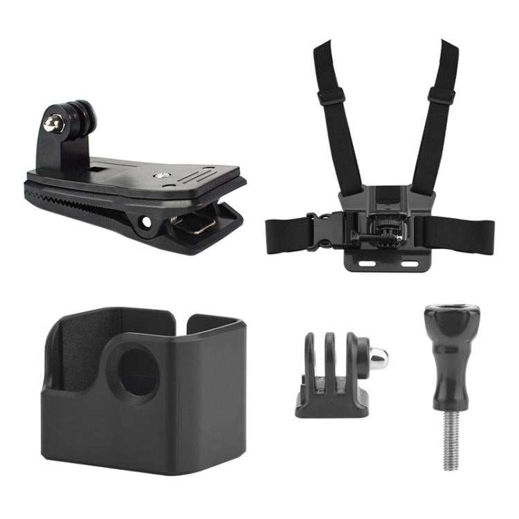 For DJI OSMO Pocket 3 BRDRC Protection Frame Adapter Base, Type:Frame + Clip + Chest Strap - Holder by BRDRC | Online Shopping UK | buy2fix
