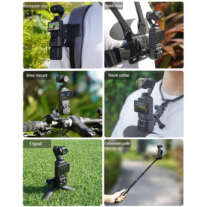 For DJI OSMO Pocket 3 BRDRC Protection Frame Adapter Base, Type:Frame + Head Strap - Holder by BRDRC | Online Shopping UK | buy2fix