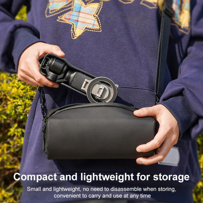 For DJI Osmo Pocket 3 BRDRC Smartphone Teleprompter Stand Desktop Clamp Cold Shoe Extension Mount(Dark Grey) - Mount & Holder by BRDRC | Online Shopping UK | buy2fix