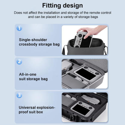 For DJI RC 2 BRDRC Remote Control Shockproof Anti-scratch Silicone Case(Grey) - Others by BRDRC | Online Shopping UK | buy2fix