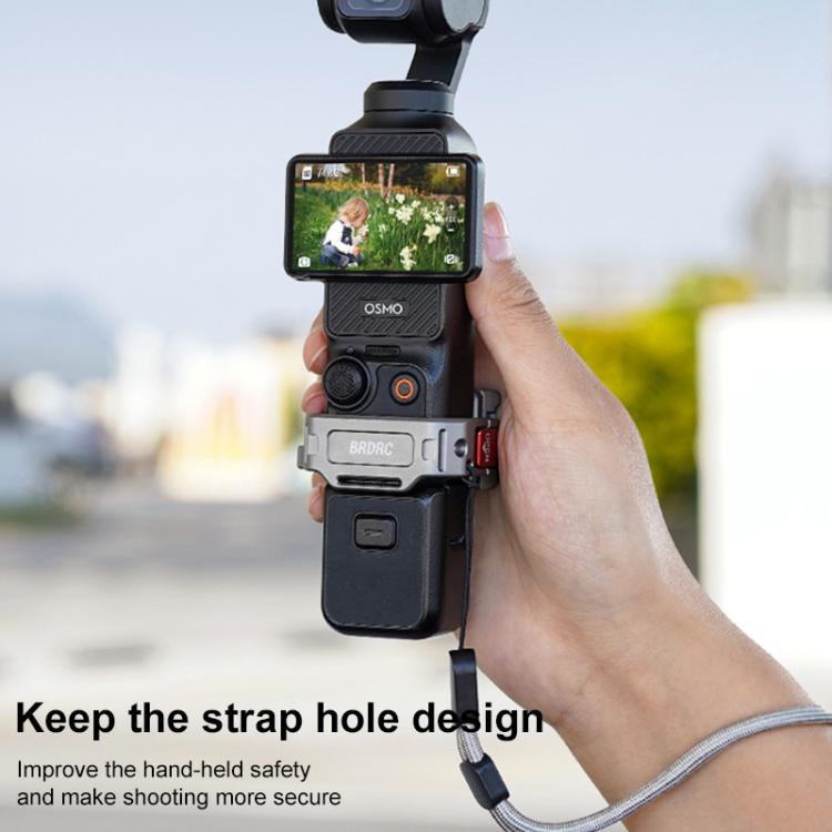 For DJI Osmo Pocket 3 BRDRC Quick Assembly Multi-function Cold Shoe Extension Mount(Dark Grey) - Mount & Holder by BRDRC | Online Shopping UK | buy2fix