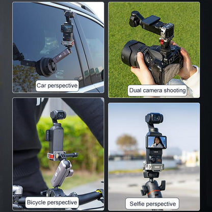 For DJI Osmo Pocket 3 BRDRC Quick Assembly Multi-function Cold Shoe Extension Mount(Dark Grey) - Mount & Holder by BRDRC | Online Shopping UK | buy2fix