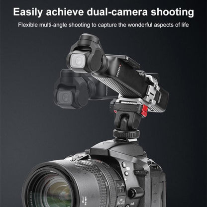 For DJI Osmo Pocket 3 BRDRC Quick Assembly Multi-function Cold Shoe Extension Mount(Dark Grey) - Mount & Holder by BRDRC | Online Shopping UK | buy2fix