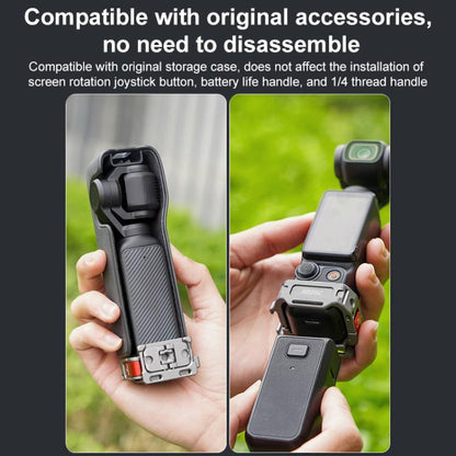 For DJI Osmo Pocket 3 BRDRC Quick Assembly Multi-function Cold Shoe Extension Mount(Dark Grey) - Mount & Holder by BRDRC | Online Shopping UK | buy2fix