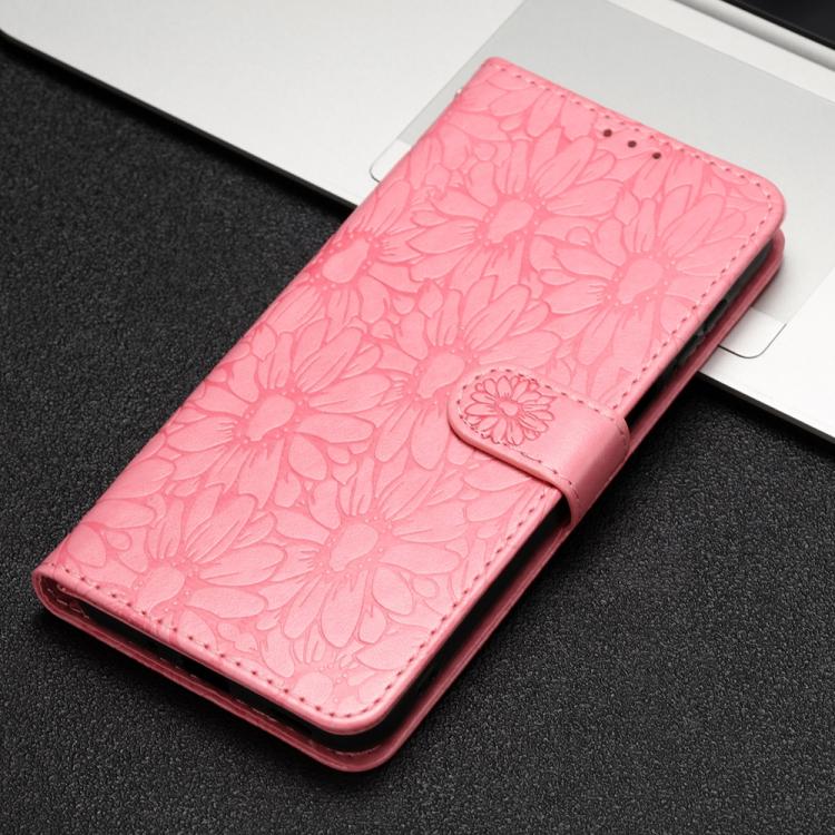 For iPhone Air Daisy Embossed Leather Phone Case(Pink) - iPhone Air Cases by buy2fix | Online Shopping UK | buy2fix