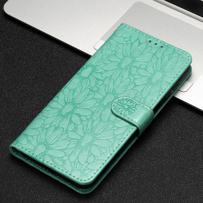 For iPhone Air Daisy Embossed Leather Phone Case(Green) - iPhone Air Cases by buy2fix | Online Shopping UK | buy2fix